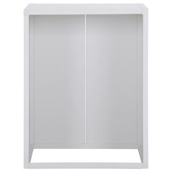 Wasmachinekast 68,5x64,5x88 cm PVC wit 6