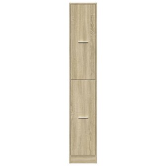 Apothekerskast 30x41x174,5 cm bewerkt hout sonoma eikenkleurig 5