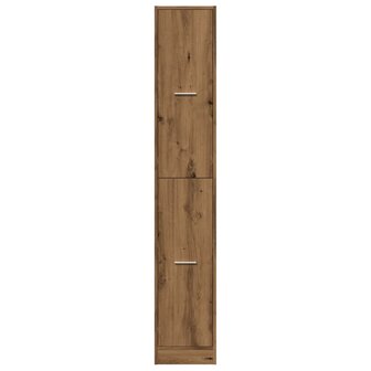 Apothekerskast 30x41x174,5 cm bewerkt hout artisanaal eiken 5