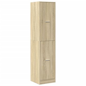 Apothekerskast 40x41x174,5 cm bewerkt hout sonoma eikenkleurig 3