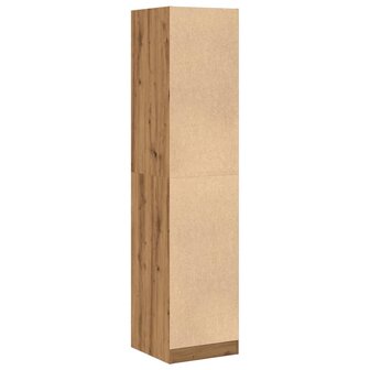 Apothekerskast 40x41x174,5 cm bewerkt hout artisanaal eiken 7