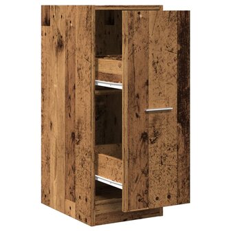 Apothekerskast 30x41x77,5 cm bewerkt hout oud houtkleurig 2