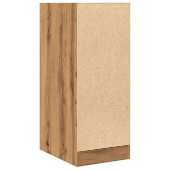 Apothekerskast 30x41x77,5 cm bewerkt hout artisanaal eikenkleur 7