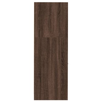 Apothekerskast 30x41x118 cm bewerkt hout bruin eikenkleurig 6