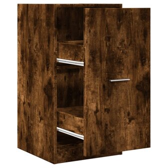 Apothekerskast 40x41x77,5 cm bewerkt hout gerookt eikenkleurig 2