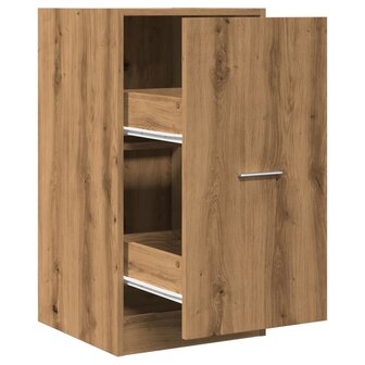 Apothekerskast 40x41x77,5 cm bewerkt hout artisanaal eikenkleur 2