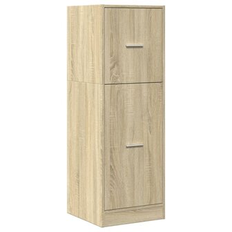 Apothekerskast 40x41x118 cm bewerkt hout sonoma eikenkleurig 3