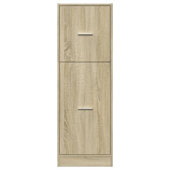 Apothekerskast 40x41x118 cm bewerkt hout sonoma eikenkleurig 5