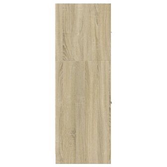 Apothekerskast 40x41x118 cm bewerkt hout sonoma eikenkleurig 6