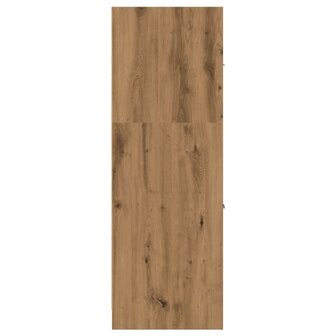 Apothekerskast 40x41x118 cm bewerkt hout artisanaal eikenkleur 6