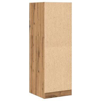 Apothekerskast 40x41x118 cm bewerkt hout artisanaal eikenkleur 7