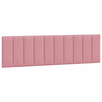 Bed met matras fluweel roze 180x200 cm 5