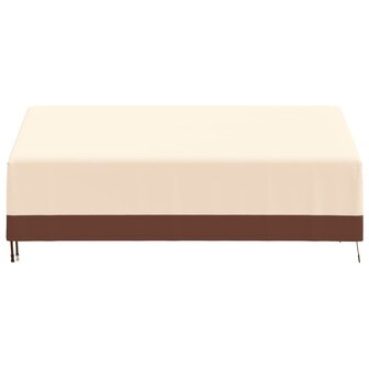 Tuinhoes 3-zitsbank 600D 204x86x48/73 cm oxford beige 3