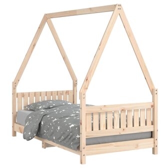 Kinderbedframe 80x160 cm massief grenenhout 2