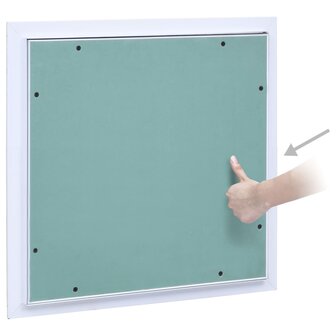 Toegangspaneel met aluminium frame en gipsplaat 200x200 mm 3