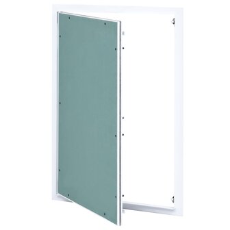 Toegangspaneel met aluminium frame en gipsplaat 300x600 mm 5