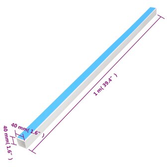 Kabelgoot zelfklevend 40x40 mm 10 m PVC 8