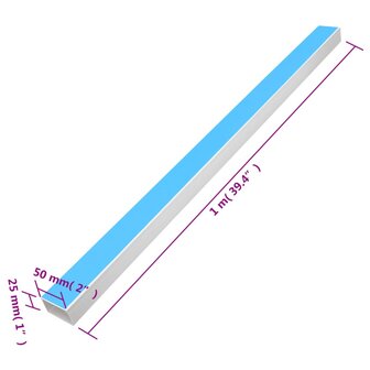 Kabelgoot zelfklevend 50x25 mm 10 m PVC 8