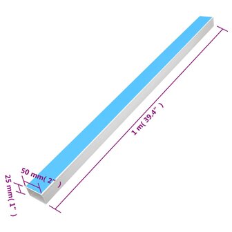 Kabelgoot zelfklevend 50x25 mm 30 m PVC 8