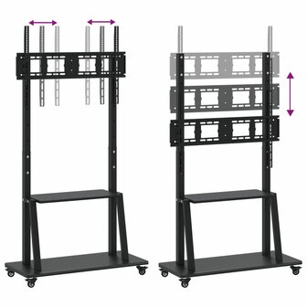 Tv-standaard wielen 32&quot;-90&quot; scherm 100 kg Max VESA 800x600 mm 6