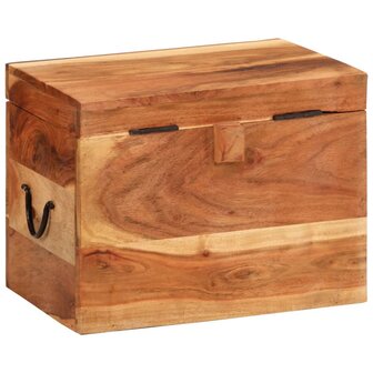 Opbergbox 39x28x31 cm massief acaciahout 4