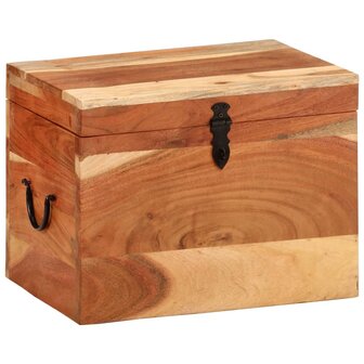 Opbergbox 39x28x31 cm massief acaciahout 12