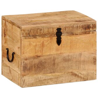 Opbergbox 39x28x31 cm massief mangohout 12