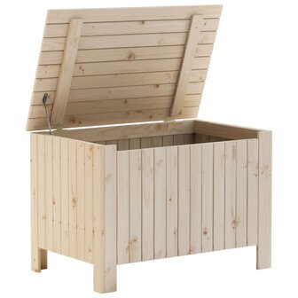 Opbergbox met deksel RANA 80x49x54 cm massief grenenhout 7