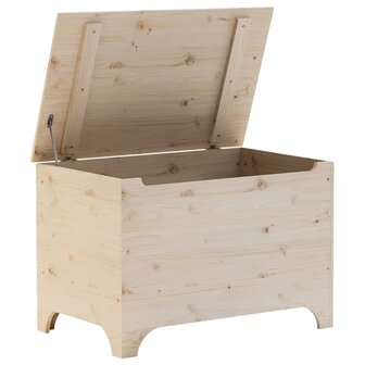 Opbergbox met deksel RANA 80x49x54 cm massief grenenhout 7