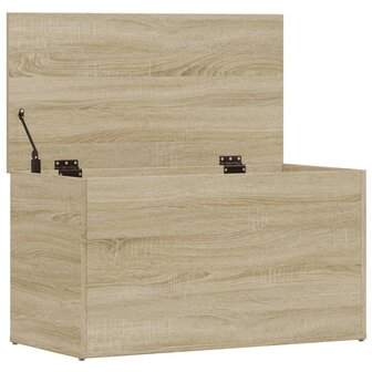 Opbergkist 84x42x46 cm bewerkt hout sonoma eikenkleurig 7