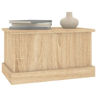 Opbergbox 50x30x28 cm bewerkt hout sonoma eikenkleurig 4