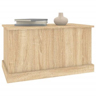 Opbergbox 70x40x38 cm bewerkt hout sonoma eikenkleurig 4