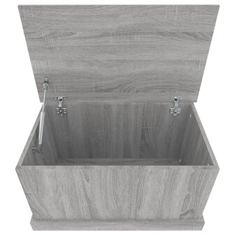 Opbergbox 70x40x38 cm bewerkt hout grijs sonoma eikenkleurig 8