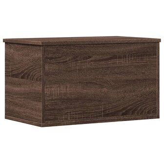 Opbergbox 60x35x35 cm bewerkt hout bruin eikenkleurig 2