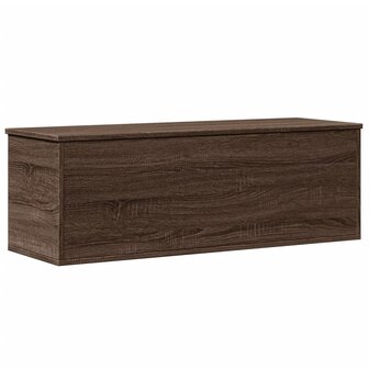 Opbergbox 102x35x35 cm bewerkt hout bruin eikenkleur 6