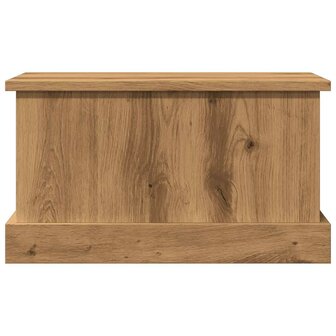 Opbergbox 30x50x28 cm bewerkt hout artisanaal eikenkleurig 5