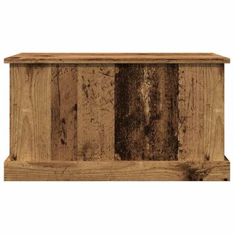 Opbergbox 70x40x38 cm bewerkt hout oud houtkleurig 6