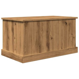 Opbergbox 70x40x38 cm bewerkt hout artisanaal eikenkleurig 2