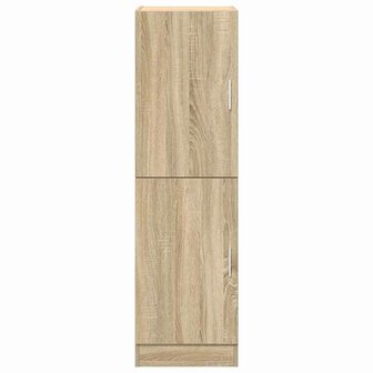 Keukenkast 38x41,5x131,5 cm bewerkt hout sonoma eikenkleurig 4