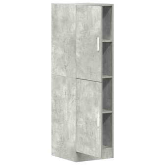 Keukenkast 38x41,5x131,5 cm bewerkt hout betongrijs 5