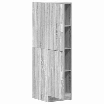 Keukenkast 38x41,5x131,5 cm bewerkt hout grijs sonoma eiken 5