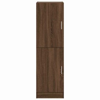 Keukenkast 38x41,5x131,5 cm bewerkt hout bruin eikenkleurig 4