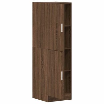 Keukenkast 38x41,5x131,5 cm bewerkt hout bruin eikenkleurig 5