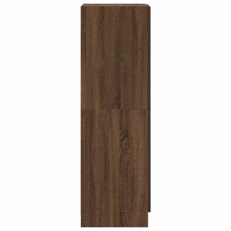 Keukenkast 38x41,5x131,5 cm bewerkt hout bruin eikenkleurig 6