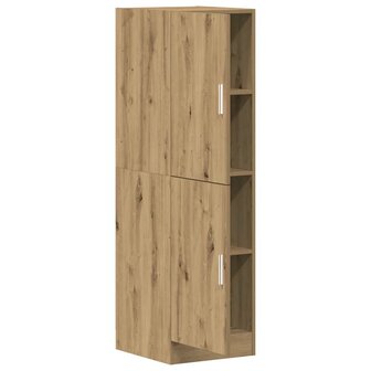 Keukenkast 38x41,5x131,5 cm bewerkt hout artisanaal eiken 5