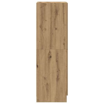 Keukenkast 38x41,5x131,5 cm bewerkt hout artisanaal eiken 6