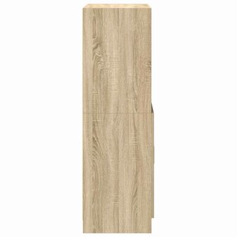 Keukenkast 57x41,5x131,5 cm bewerkt hout sonoma eikenkleurig 6