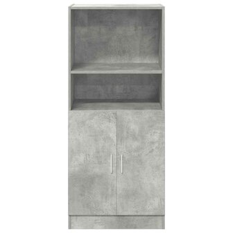 Keukenkast 57x41,5x131,5 cm bewerkt hout betongrijs 4