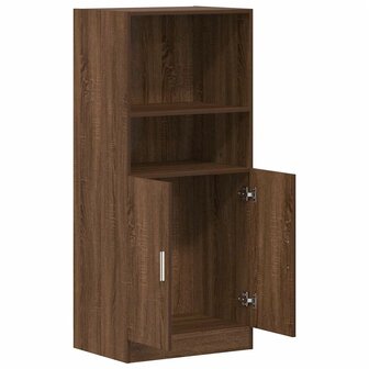 Keukenkast 57x41,5x131,5 cm bewerkt hout bruin eikenkleurig 5