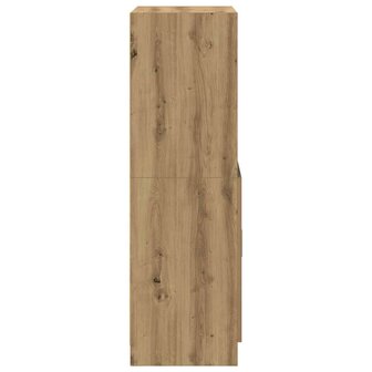 Keukenkast 57x41,5x131,5 cm bewerkt hout artisanaal eiken 6